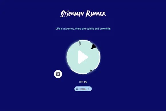 Stickman Run Around 